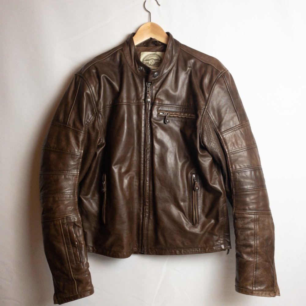 Roland Sands Ronin RS Signature Leather Jacket Size Large - Picture 3 of 9